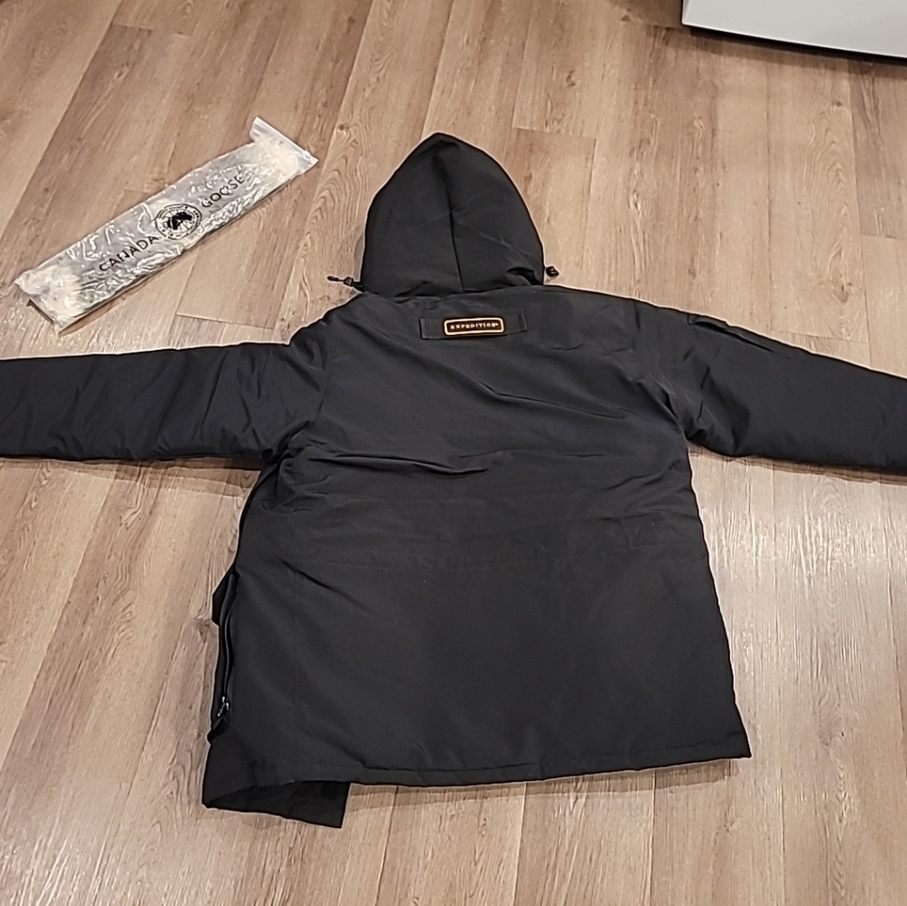 Canada Goose XXL Black Expedition Parka Fusion Fit Heritage WITH TAGS Coyote Fur - Picture 14 of 16